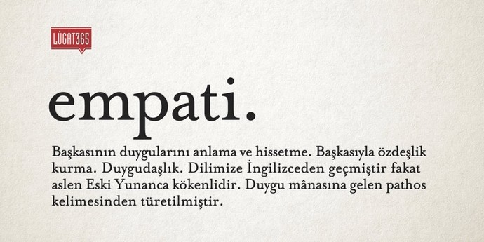 Empati kurmayı deneyebiliyor musun?