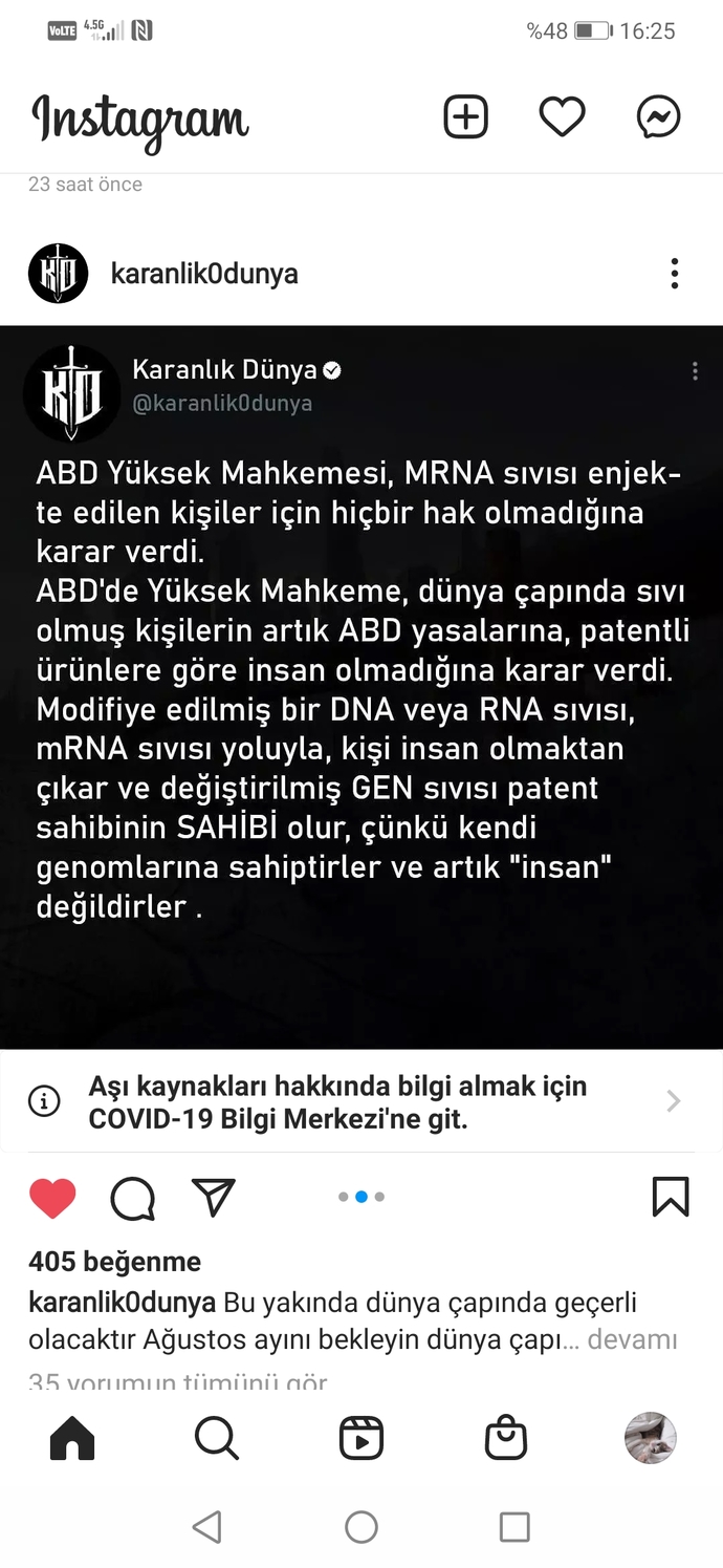 Aşi oldunuzmu, olmadıysanız neden olmadınız?