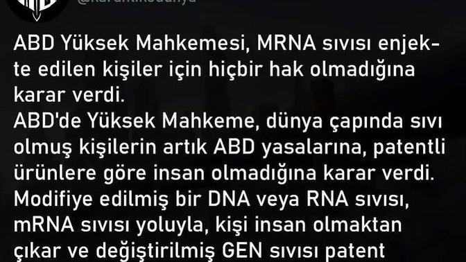 Aşi oldunuzmu, olmadıysanız neden olmadınız?