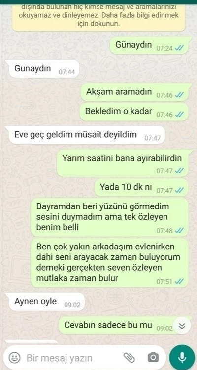 Neden birden ayrılmış olabili?