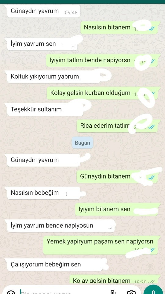 Günlük konuşmamız bundan ibaret, neden böyle?