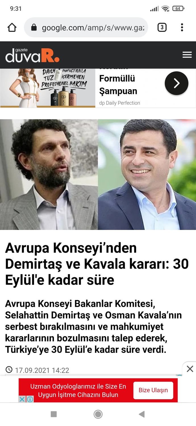 Avrupa konseyi 30 eylüle kadar süre vermiş ne diyorsunuz?