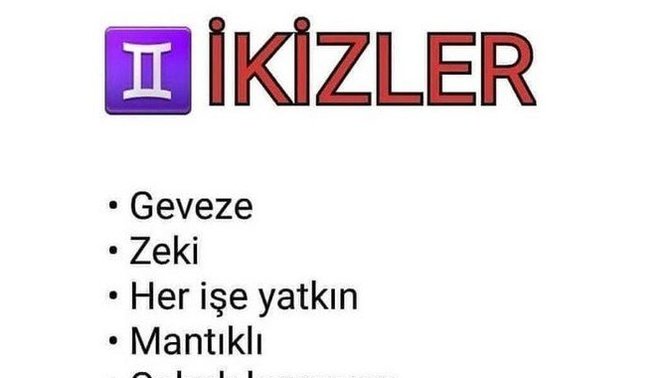 İkizler burcunu nasıl bilirsiniz?