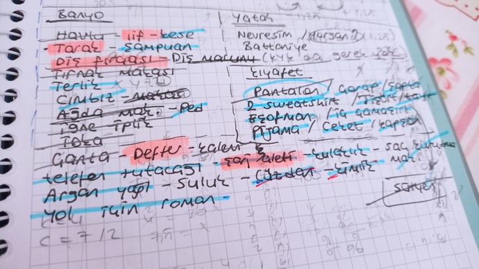 Yurda götürülmesi gereken eşyalar nelerdir?