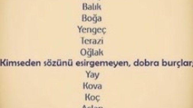 Burcuna göre lafını esirger misin?