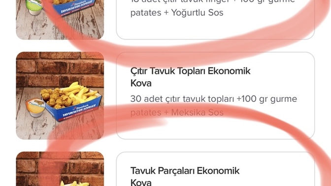 Dominos yiyenler bakarsa bi :) ?