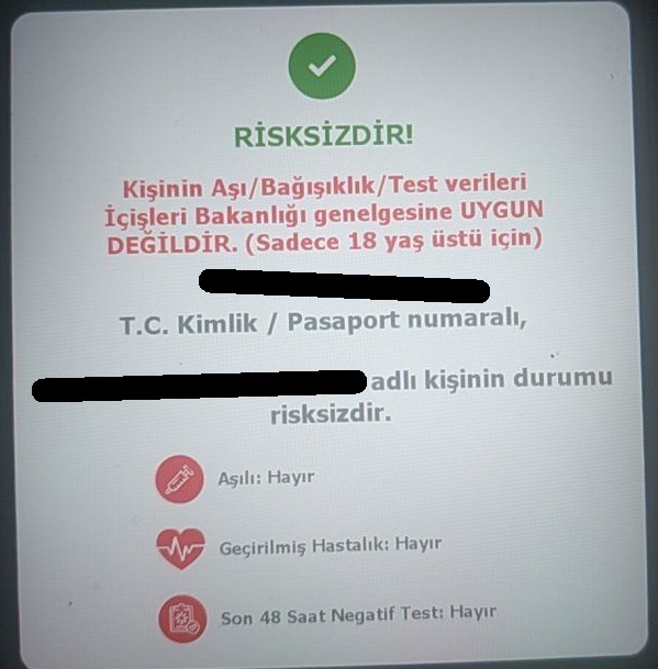 2. dozu dün olmama rağmen HES uygulamasında gözükmüyor? Otobüse binemeyecek miyim?