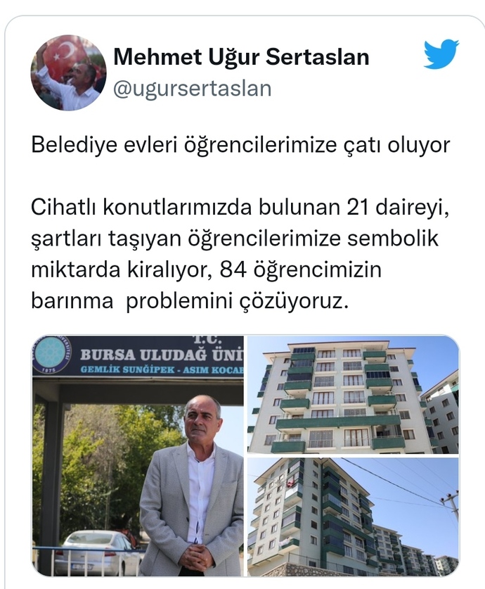 Belediyeden öğrencilere 25 TL’ye kiralık ev. Sizce tüm belediyelerde böyle bir hizmet olmalı mı?