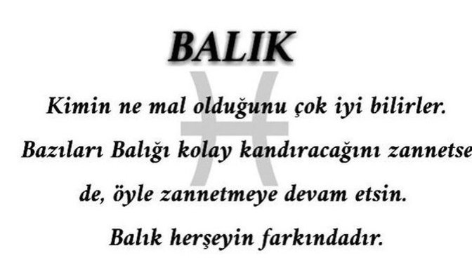 Balık burçlarını nasıl bilirsiniz?