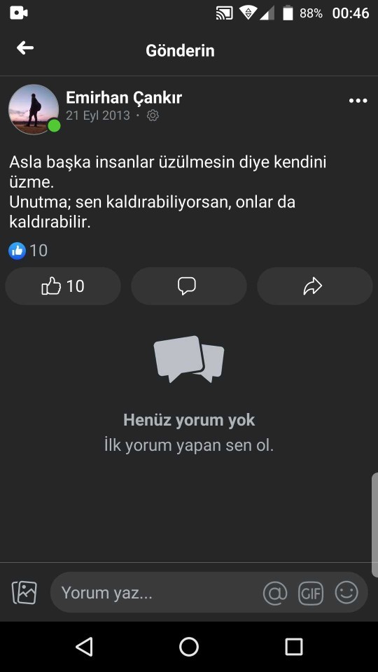 Kendini üzüyor musun?