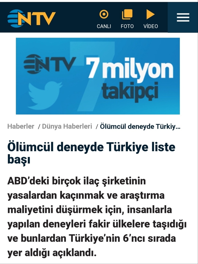 Türkiye dünya geneli ilaç firmalarının deney ülkesi haline mi geldi?