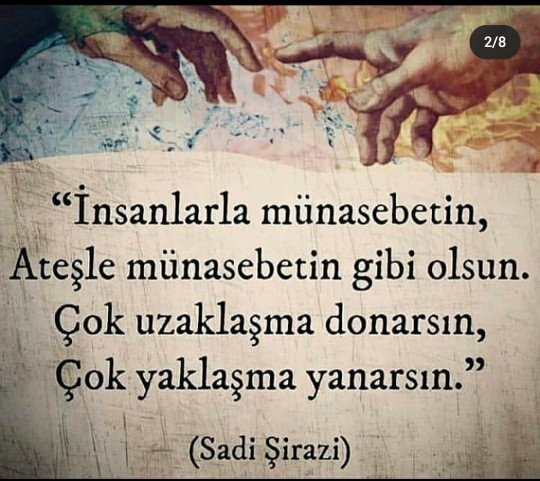 İnsanlarla münasebetin nasıldır?