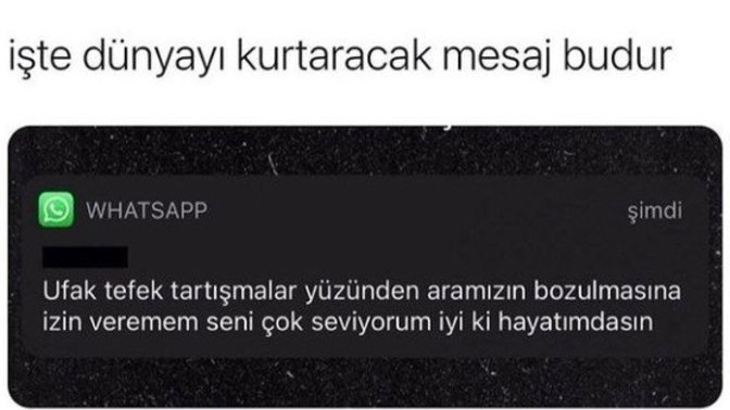 Nasıl bi mesaj sizi mutlu eder?