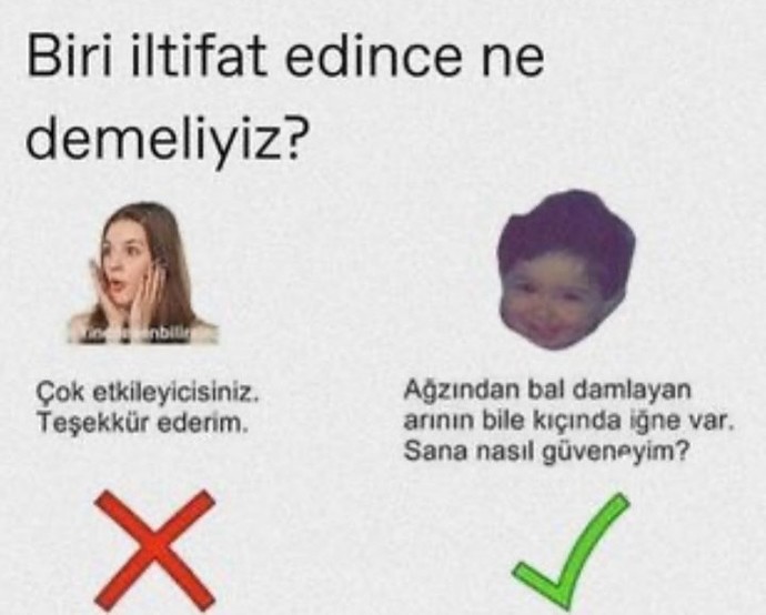 Sana iltifat edilince rahatsız oluyor musun?