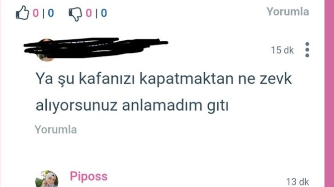 Başörtülüyüm diye 3 gündür lafla saldırıyorlar sizce Türkiyede hala bu kafada olmak normal mi?