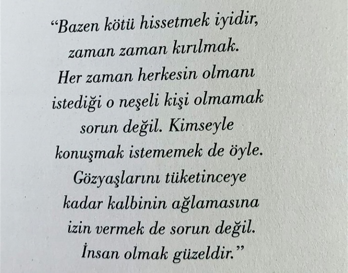 İçten kırılmak ince bir sestir. Onu sadece Allah duyar...