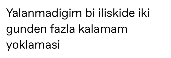 Oral şart bence, sizce?