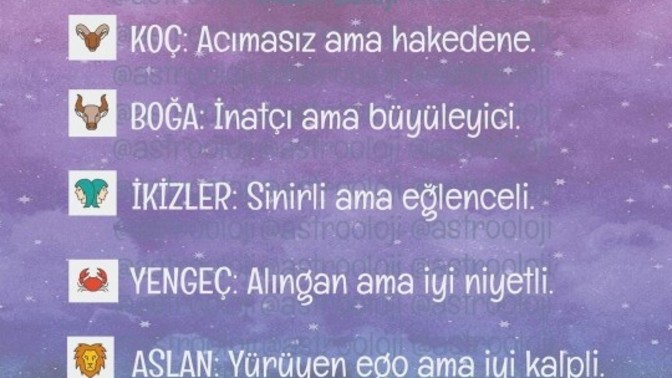 Senin burcun hangisi?