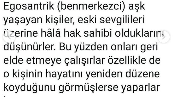 Eski sevgili neden vazgeçmez?