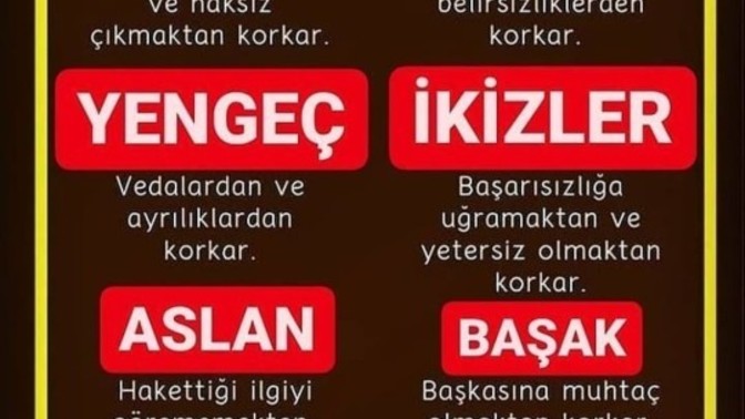 Neden korkarsın?