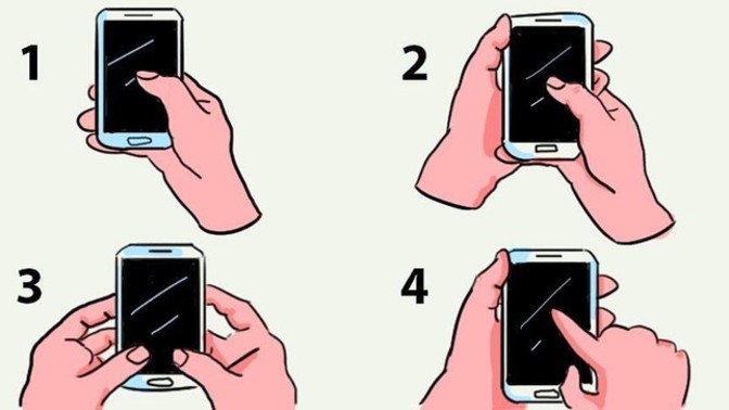 Siz telefonu nasıl tutuyorsunuz?
