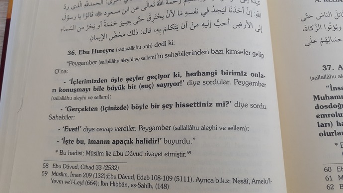 İman zayıflığı ve vesvese?