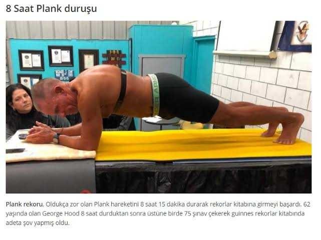 Ne kadar süre plank yapabilirsiniz?