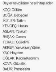 Burç erkekleri sevgililerine nasıl hitap eder?