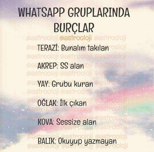 WhatsApp gruplarında sen nasılsın?