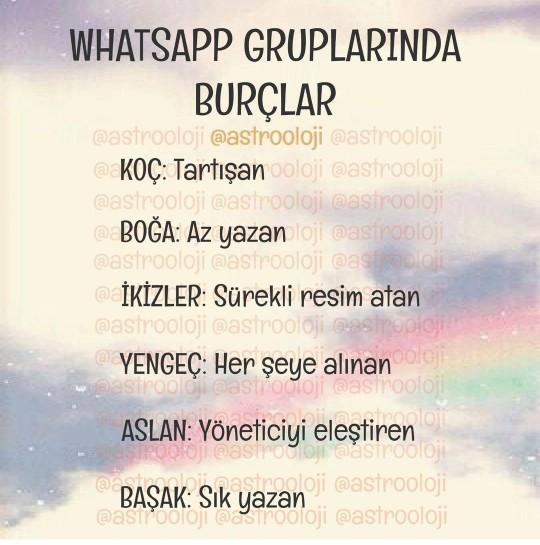 WhatsApp gruplarında sen nasılsın?