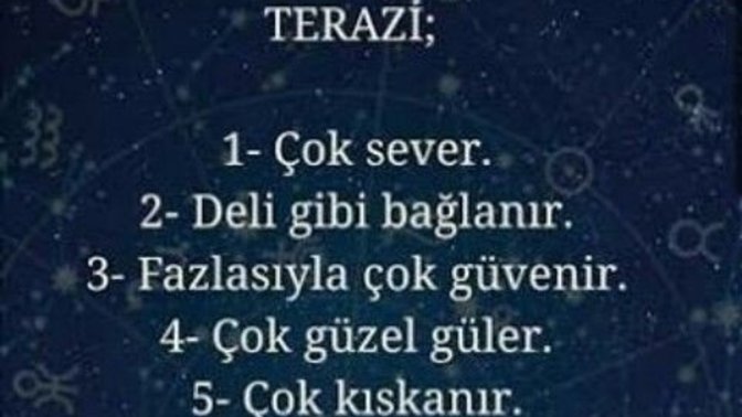 Kimdir bu terazi burcu, nasıl bilirsiniz?