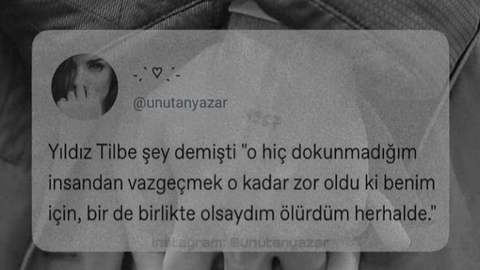 Hayatınızda vazgeçmek için zorlandığınız biri oldu mu?