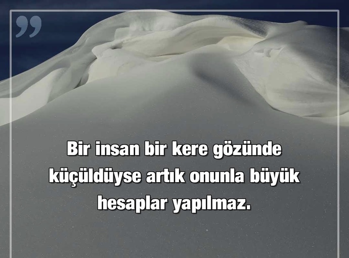 Gözünüzde küçülmüş biri var mı?