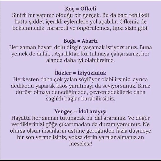 Sen en kötü yönlerin nedir?