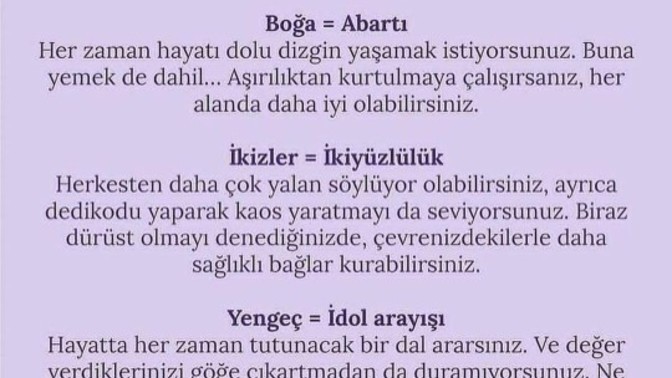 Sen en kötü yönlerin nedir?