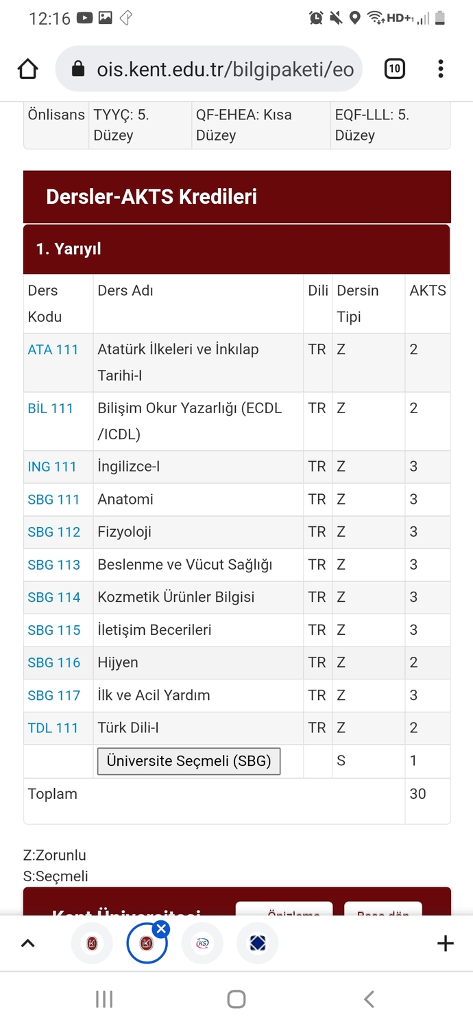Ders programi saçma değil mi?
