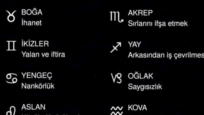 Sen neyi affetmezsin?