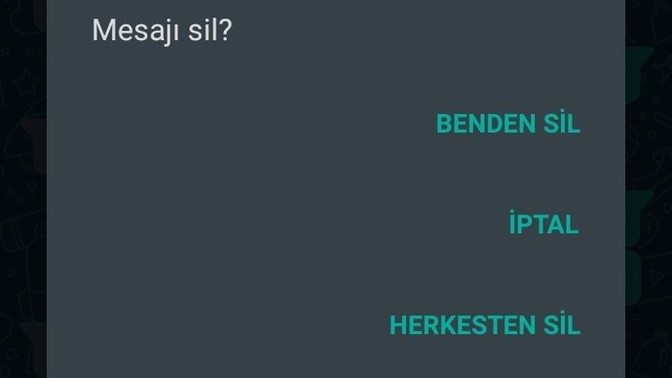 WhatsApp ta internet olupta mesaj gitmemesi?