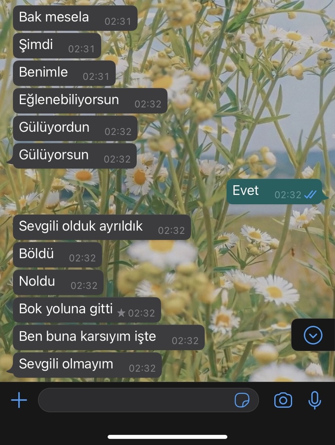 Sevgili olmayı sevmiyorum diyen erkeğin amacı ne olabilir?