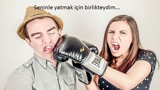 Sevgilisinden ayrılırken seninle yatmak için birlikteydim diyen erkeğe ne denir?