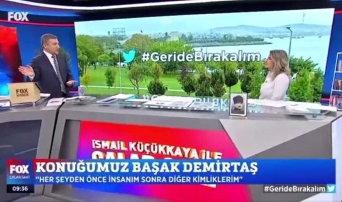Selahattin Demirtaşın eşi Başak Demirtaş Fox TVye çıktı, kanala inceleme başlatıldı. Bu suç mu sizce?