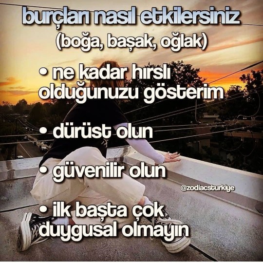 Acaba senin burcunu nasıl etkileriz?