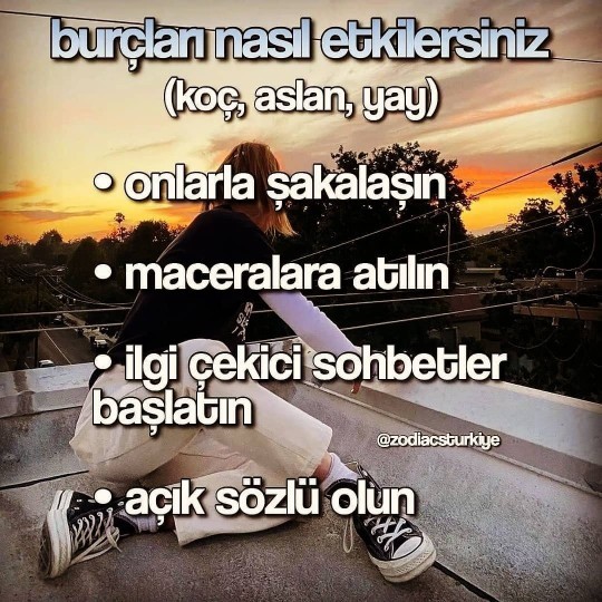 Acaba senin burcunu nasıl etkileriz?