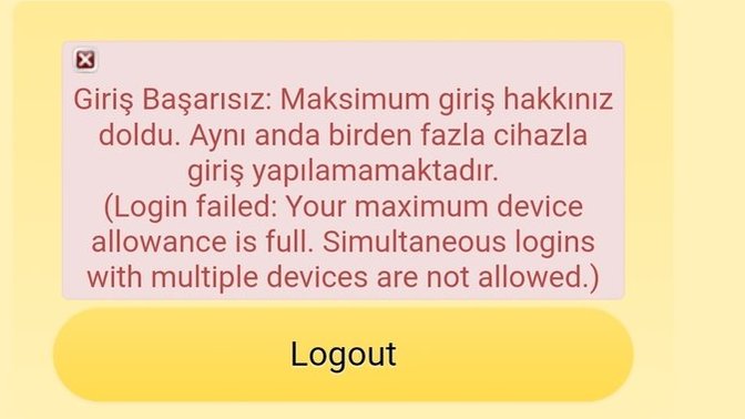 Kyk wifisine girmeye çalışırken hep bu çıkıyor sebebi ne?