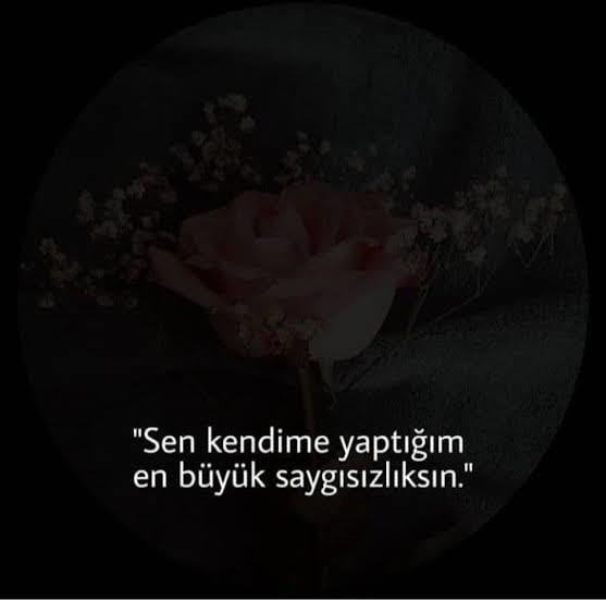 Kendine yaptığın en büyük saygısızlık neydi?