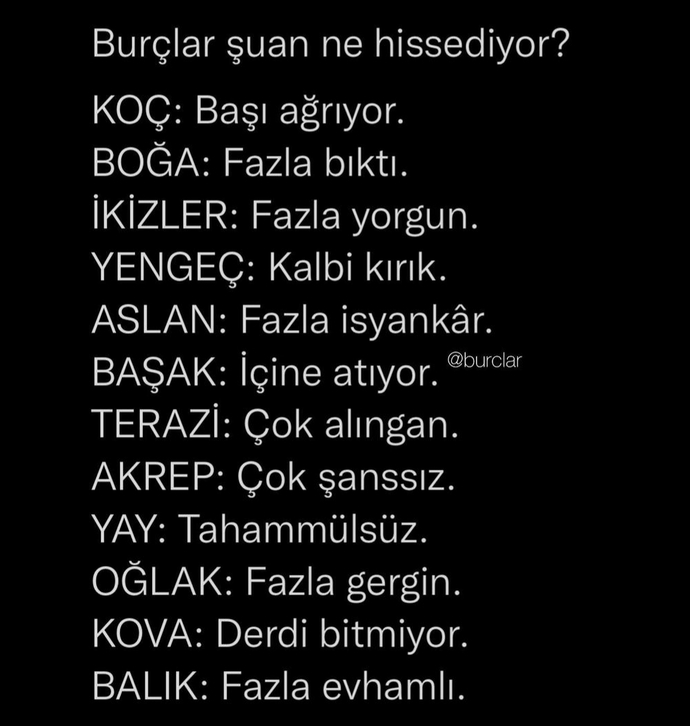 Şu an neler hissediyorsun?