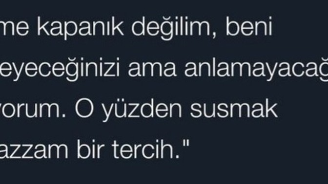 Susmak bütün sıkıntıların çaresi midir?