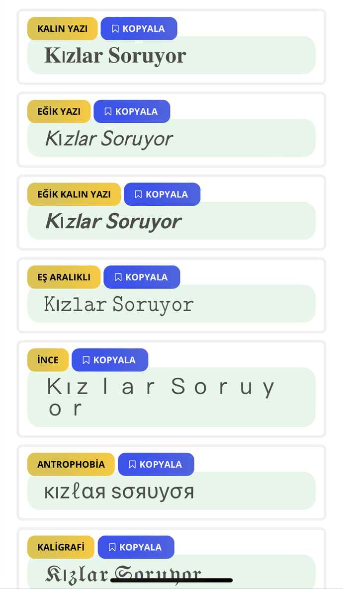 WhatsApp şekilli nick yazma nasıl yapılır?