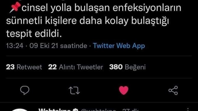 Erkeklerin sünnet olmasıyla alakalı bu araştırma hakkında ne düşünüyorsunuz?
