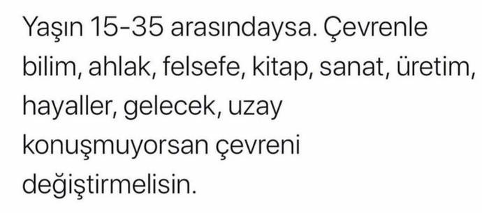 Çevre sizce de bu kadar önemli mi?
